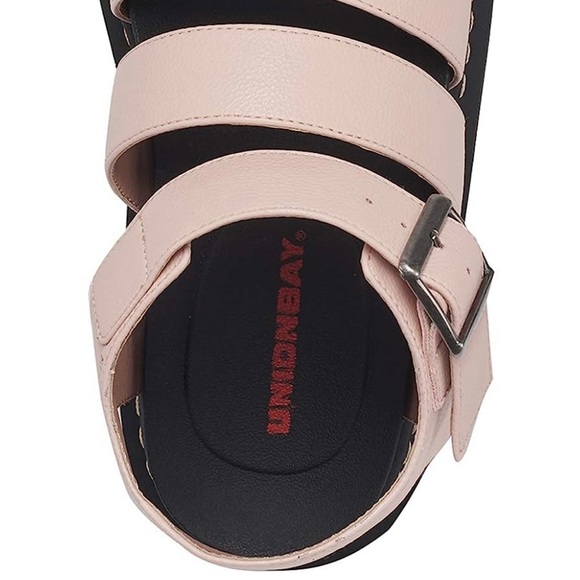 Union Bay Pink Dulce Strappy Platform Sandals - Picture 6 of 16